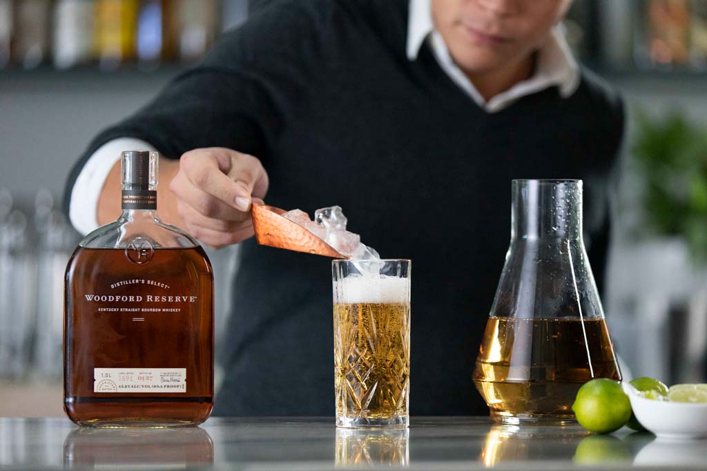 Woodford + Ginger + Lime Woodford Reserve